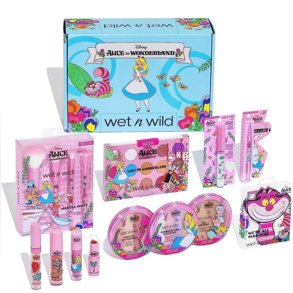 Wet n Wild PR box Alice and Wonderland